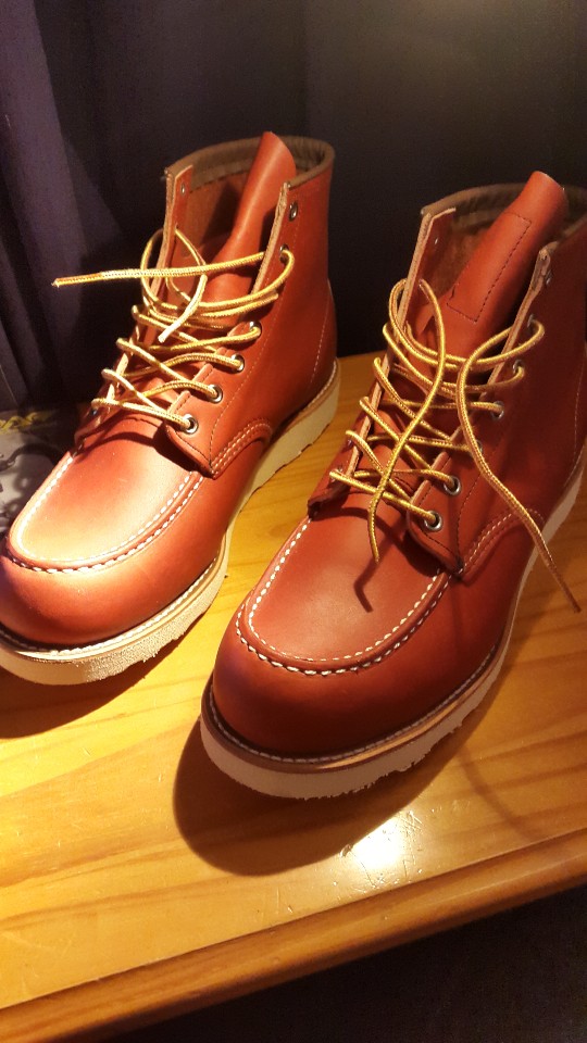 Red wing 8131 Oro Russet Moc toes - 5 Years review - Kudu Sole