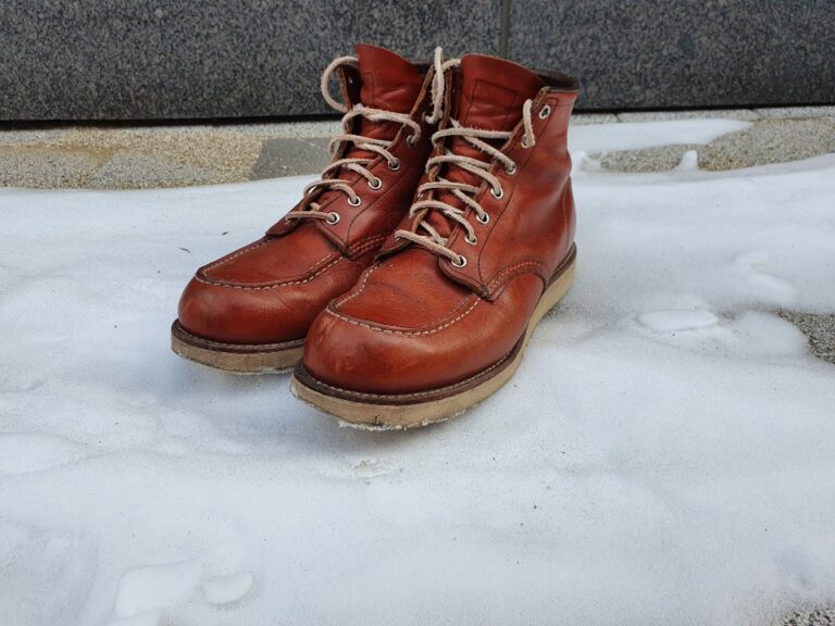 Red wing 8131 Oro Russet Moc toes - 5 Years review - Kudu Sole