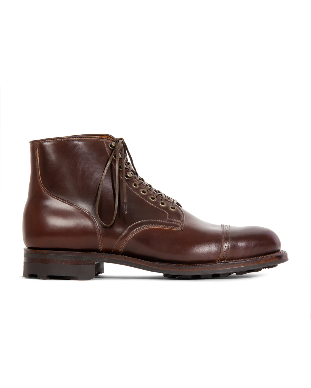 Viberg Horween Shell Cordovan color Service boots 4. Pre-order - Kudu Sole